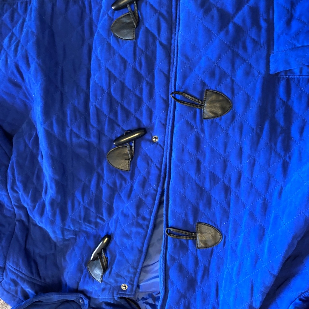 Blue button close jacket - Picture 6 of 6
